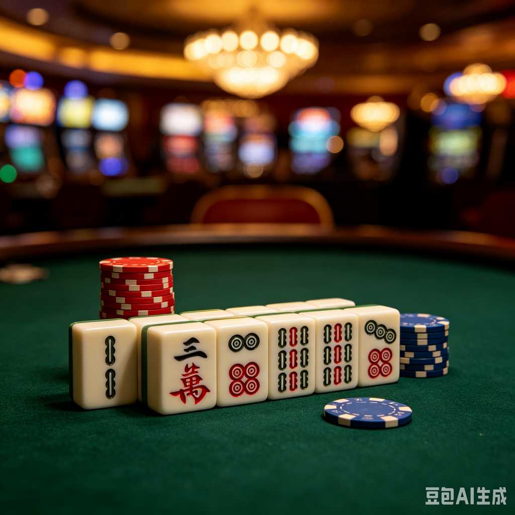 wooden mahjong set