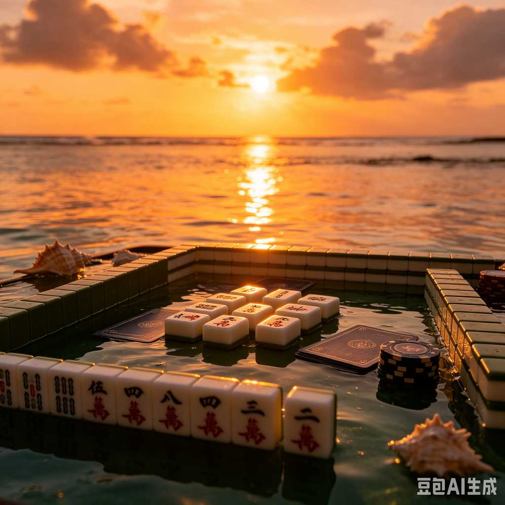 classic oriental board game mahjong